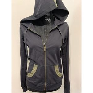 Kos Usa Jacket Full Zip Hoodie Black M Women's A42